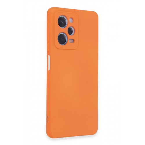 Newface Xiaomi Poco X5 5G Kılıf Nano içi Kadife Silikon - Turuncu Newface Xiaomi Poco X5 5G Kılıf Nano içi Kadife Silikon - Turuncu