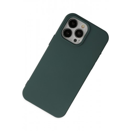 Newface iPhone 15 Pro Kılıf First Silikon - Koyu Yeşil Newface iPhone 15 Pro Kılıf First Silikon - Koyu Yeşil