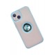 Newface iPhone 15 Kılıf Montreal Yüzüklü Silikon Kapak - Buz Mavi Newface iPhone 15 Kılıf Montreal Yüzüklü Silikon Kapak - Buz Mavi