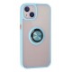 Newface iPhone 15 Kılıf Montreal Yüzüklü Silikon Kapak - Buz Mavi Newface iPhone 15 Kılıf Montreal Yüzüklü Silikon Kapak - Buz Mavi