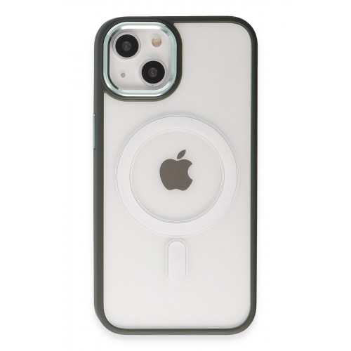 Newface iPhone 15 Kılıf Room Magneticsafe Silikon - Köknar Yeşili Newface iPhone 15 Kılıf Room Magneticsafe Silikon - Köknar Yeşili