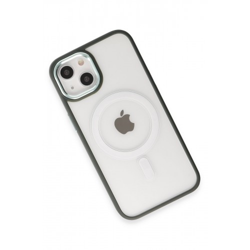 Newface iPhone 15 Kılıf Room Magneticsafe Silikon - Köknar Yeşili Newface iPhone 15 Kılıf Room Magneticsafe Silikon - Köknar Yeşili