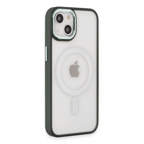 Newface iPhone 15 Kılıf Room Magneticsafe Silikon - Köknar Yeşili Newface iPhone 15 Kılıf Room Magneticsafe Silikon - Köknar Yeşili
