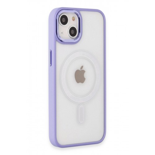 Newface iPhone 15 Kılıf Room Magneticsafe Silikon - Lila Newface iPhone 15 Kılıf Room Magneticsafe Silikon - Lila