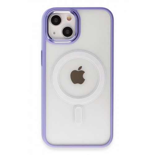 Newface iPhone 15 Kılıf Room Magneticsafe Silikon - Lila Newface iPhone 15 Kılıf Room Magneticsafe Silikon - Lila