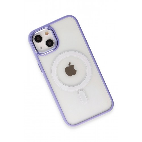 Newface iPhone 15 Kılıf Room Magneticsafe Silikon - Lila Newface iPhone 15 Kılıf Room Magneticsafe Silikon - Lila
