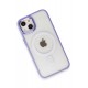 Newface iPhone 15 Kılıf Room Magneticsafe Silikon - Lila Newface iPhone 15 Kılıf Room Magneticsafe Silikon - Lila