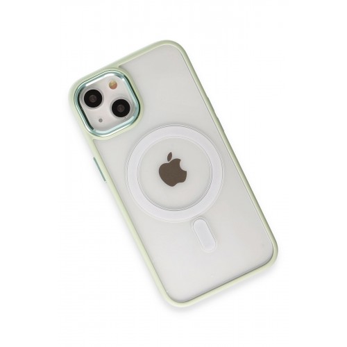 Newface iPhone 15 Kılıf Room Magneticsafe Silikon - Su Yeşili Newface iPhone 15 Kılıf Room Magneticsafe Silikon - Su Yeşili