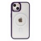Newface iPhone 15 Kılıf Room Magneticsafe Silikon - Derin Mor Newface iPhone 15 Kılıf Room Magneticsafe Silikon - Derin Mor
