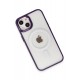 Newface iPhone 15 Kılıf Room Magneticsafe Silikon - Derin Mor Newface iPhone 15 Kılıf Room Magneticsafe Silikon - Derin Mor