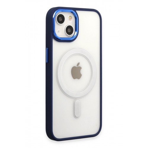 Newface iPhone 15 Pro Kılıf Room Magneticsafe Silikon - Lacivert Newface iPhone 15 Pro Kılıf Room Magneticsafe Silikon - Lacivert