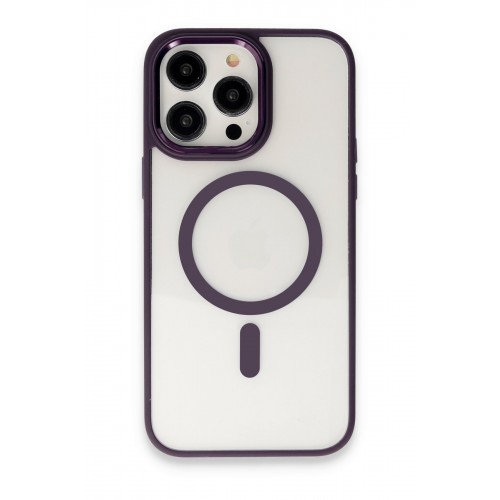 Newface iPhone 15 Pro Kılıf Room Magneticsafe Silikon - Derin Mor Newface iPhone 15 Pro Kılıf Room Magneticsafe Silikon - Derin Mor