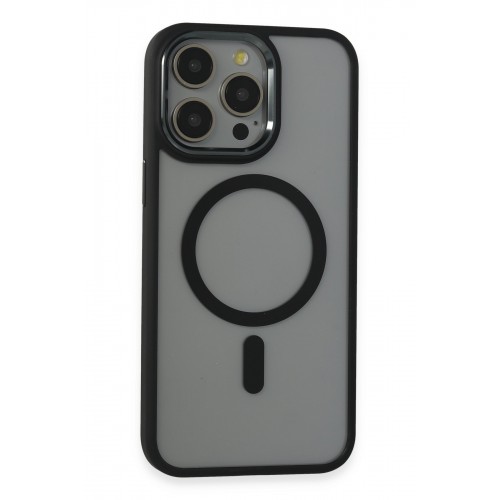 Newface iPhone 15 Pro Max Kılıf Room Magneticsafe Silikon - Siyah Newface iPhone 15 Pro Max Kılıf Room Magneticsafe Silikon - Siyah