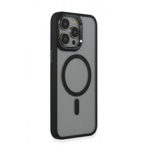 Newface iPhone 15 Pro Max Kılıf Room Magneticsafe Silikon - Siyah Newface iPhone 15 Pro Max Kılıf Room Magneticsafe Silikon - Siyah