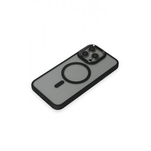 Newface iPhone 15 Pro Max Kılıf Room Magneticsafe Silikon - Siyah Newface iPhone 15 Pro Max Kılıf Room Magneticsafe Silikon - Siyah