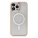 Newface iPhone 15 Pro Max Kılıf Room Magneticsafe Silikon - Pudra Newface iPhone 15 Pro Max Kılıf Room Magneticsafe Silikon - Pudra