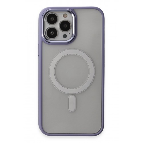 Newface iPhone 15 Pro Max Kılıf Room Magneticsafe Silikon - Lila Newface iPhone 15 Pro Max Kılıf Room Magneticsafe Silikon - Lila