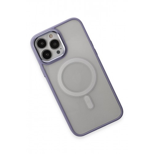 Newface iPhone 15 Pro Max Kılıf Room Magneticsafe Silikon - Lila Newface iPhone 15 Pro Max Kılıf Room Magneticsafe Silikon - Lila