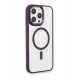Newface iPhone 15 Pro Max Kılıf Room Magneticsafe Silikon - Derin Mor Newface iPhone 15 Pro Max Kılıf Room Magneticsafe Silikon - Derin Mor
