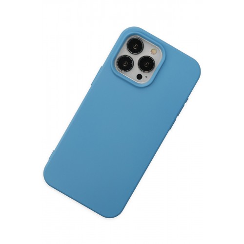 Newface iPhone 15 Pro Kılıf First Silikon - Mavi Newface iPhone 15 Pro Kılıf First Silikon - Mavi