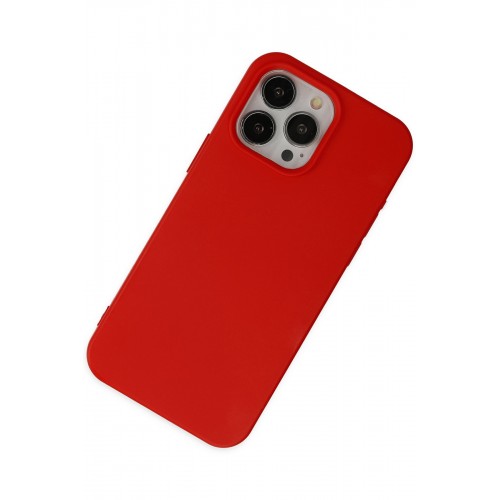 Newface iPhone 15 Pro Max Kılıf First Silikon - Kırmızı Newface iPhone 15 Pro Max Kılıf First Silikon - Kırmızı