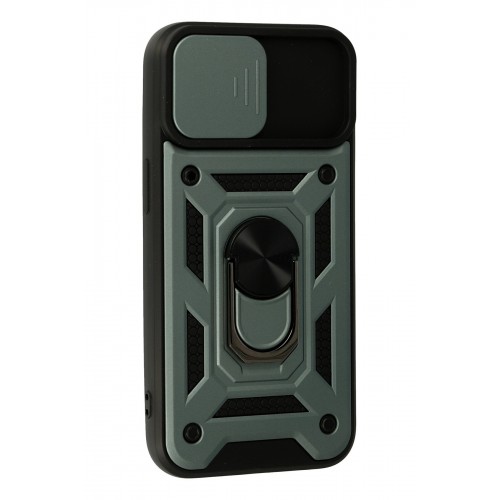 Newface iPhone 15 Kılıf Pars Lens Yüzüklü Silikon - Yeşil Newface iPhone 15 Kılıf Pars Lens Yüzüklü Silikon - Yeşil