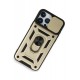 Newface iPhone 15 Pro Kılıf Pars Lens Yüzüklü Silikon - Gold Newface iPhone 15 Pro Kılıf Pars Lens Yüzüklü Silikon - Gold
