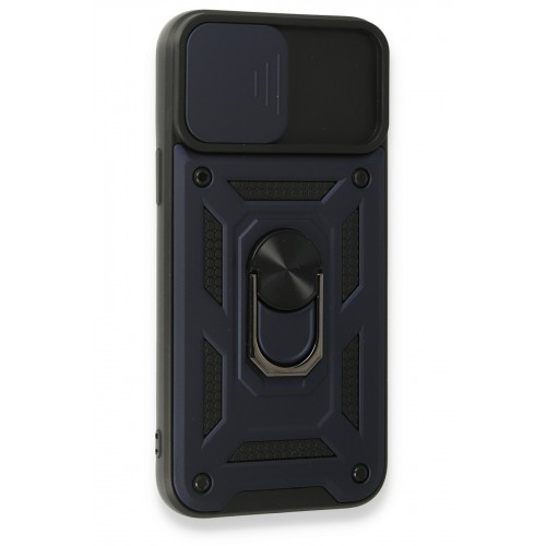 Newface iPhone 15 Pro Max Kılıf Pars Lens Yüzüklü Silikon - Lacivert Newface iPhone 15 Pro Max Kılıf Pars Lens Yüzüklü Silikon - Lacivert