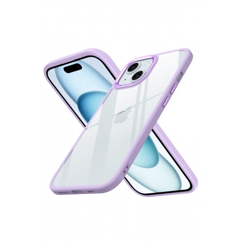 Newface iPhone 15 Kılıf Power Silikon - Lila Newface iPhone 15 Kılıf Power Silikon - Lila