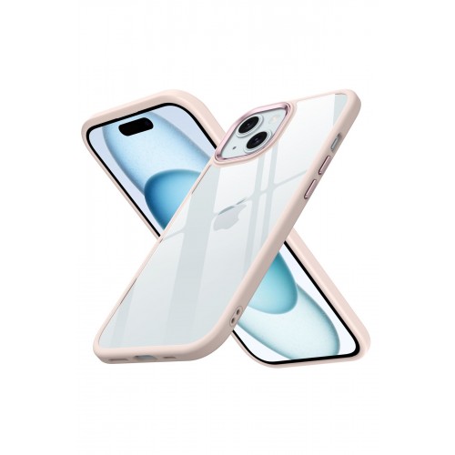 Newface iPhone 15 Kılıf Power Silikon - Rose Newface iPhone 15 Kılıf Power Silikon - Rose