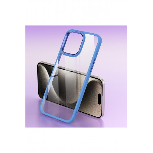 Newface iPhone 15 Pro Kılıf Power Silikon - Mavi Newface iPhone 15 Pro Kılıf Power Silikon - Mavi