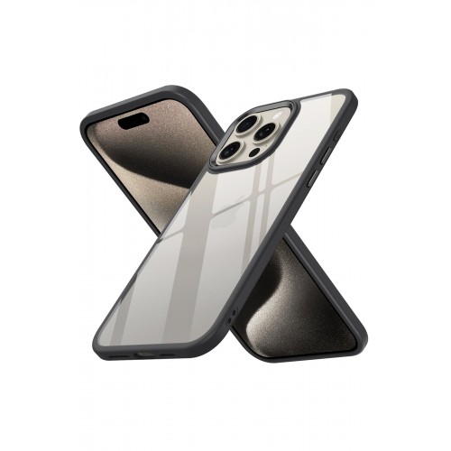 Newface iPhone 15 Pro Max Kılıf Power Silikon - Siyah Newface iPhone 15 Pro Max Kılıf Power Silikon - Siyah