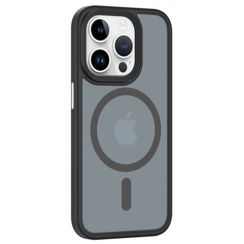 Newface iPhone 15 Pro Max Kılıf Trex Magneticsafe Kapak - Siyah Newface iPhone 15 Pro Max Kılıf Trex Magneticsafe Kapak - Siyah