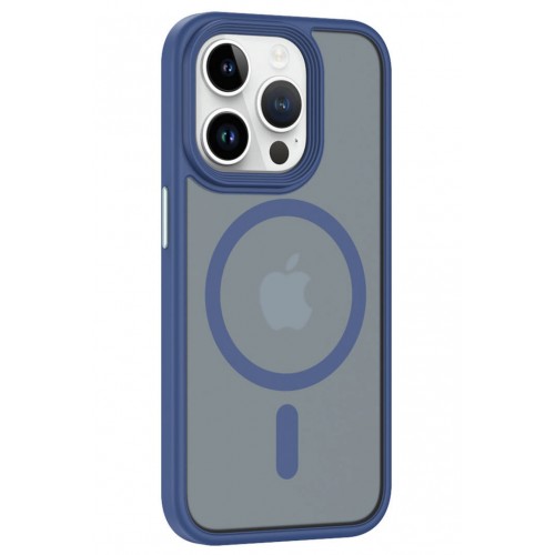 Newface iPhone 15 Pro Max Kılıf Trex Magneticsafe Kapak - Lacivert Newface iPhone 15 Pro Max Kılıf Trex Magneticsafe Kapak - Lacivert