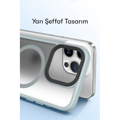 Newface iPhone 13 Kılıf Trex Magneticsafe Kapak - Siyah Newface iPhone 13 Kılıf Trex Magneticsafe Kapak - Siyah