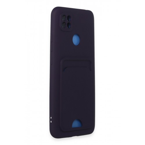 Newface Xiaomi Redmi 9C Kılıf Kelvin Kartvizitli Silikon - Derin Mor Newface Xiaomi Redmi 9C Kılıf Kelvin Kartvizitli Silikon - Derin Mor
