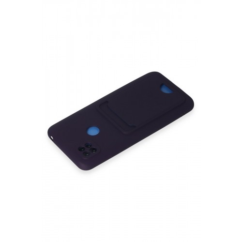 Newface Xiaomi Redmi 9C Kılıf Kelvin Kartvizitli Silikon - Derin Mor Newface Xiaomi Redmi 9C Kılıf Kelvin Kartvizitli Silikon - Derin Mor