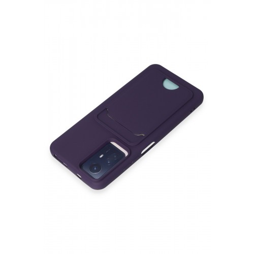 Newface Xiaomi Redmi Note 11 Kılıf Kelvin Kartvizitli Silikon - Derin Mor Newface Xiaomi Redmi Note 11 Kılıf Kelvin Kartvizitli Silikon - Derin Mor