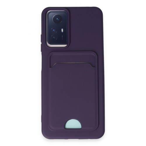 Newface Xiaomi Redmi Note 11S Kılıf Kelvin Kartvizitli Silikon - Derin Mor Newface Xiaomi Redmi Note 11S Kılıf Kelvin Kartvizitli Silikon - Derin Mor