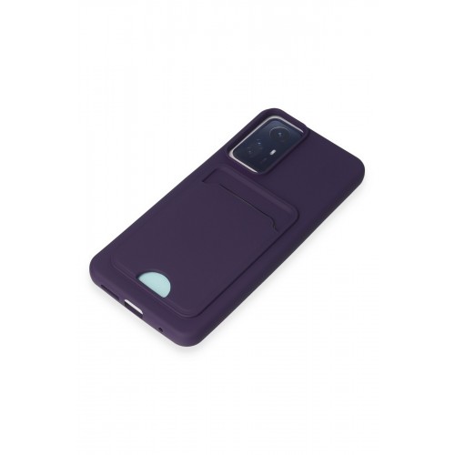 Newface Xiaomi Redmi Note 11S Kılıf Kelvin Kartvizitli Silikon - Derin Mor Newface Xiaomi Redmi Note 11S Kılıf Kelvin Kartvizitli Silikon - Derin Mor