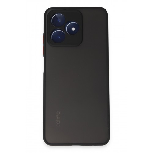 Newface Realme C53 Kılıf Montreal Silikon Kapak - Siyah Newface Realme C53 Kılıf Montreal Silikon Kapak - Siyah