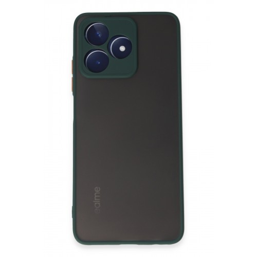 Newface Realme C53 Kılıf Montreal Silikon Kapak - Yeşil Newface Realme C53 Kılıf Montreal Silikon Kapak - Yeşil