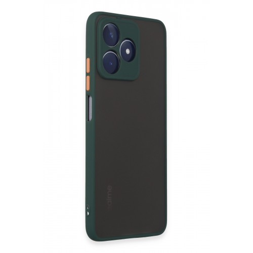 Newface Realme C53 Kılıf Montreal Silikon Kapak - Yeşil Newface Realme C53 Kılıf Montreal Silikon Kapak - Yeşil
