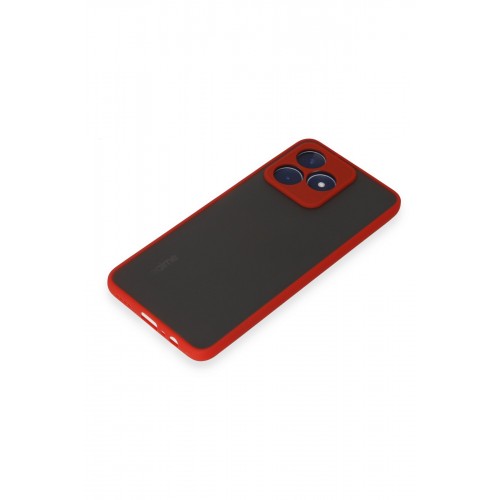Newface Realme C53 Kılıf Montreal Silikon Kapak - Kırmızı Newface Realme C53 Kılıf Montreal Silikon Kapak - Kırmızı