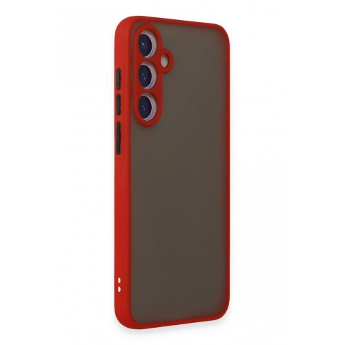Newface Samsung Galaxy S23 FE Kılıf Montreal Silikon Kapak - Kırmızı Newface Samsung Galaxy S23 FE Kılıf Montreal Silikon Kapak - Kırmızı