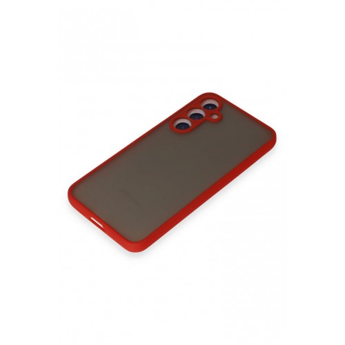 Newface Samsung Galaxy S23 FE Kılıf Montreal Silikon Kapak - Kırmızı Newface Samsung Galaxy S23 FE Kılıf Montreal Silikon Kapak - Kırmızı