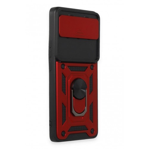 Newface Realme 11 Pro Kılıf Pars Lens Yüzüklü Silikon - Kırmızı Newface Realme 11 Pro Kılıf Pars Lens Yüzüklü Silikon - Kırmızı