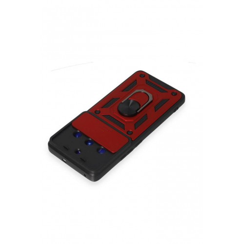 Newface Realme 11 Pro Kılıf Pars Lens Yüzüklü Silikon - Kırmızı Newface Realme 11 Pro Kılıf Pars Lens Yüzüklü Silikon - Kırmızı