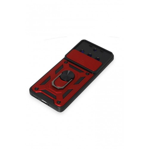 Newface Realme 11 Pro Kılıf Pars Lens Yüzüklü Silikon - Kırmızı Newface Realme 11 Pro Kılıf Pars Lens Yüzüklü Silikon - Kırmızı