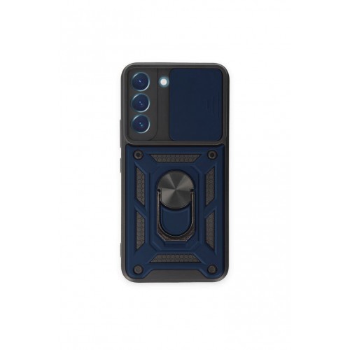 Newface Samsung Galaxy S23 FE Kılıf Pars Lens Yüzüklü Silikon - Lacivert Newface Samsung Galaxy S23 FE Kılıf Pars Lens Yüzüklü Silikon - Lacivert